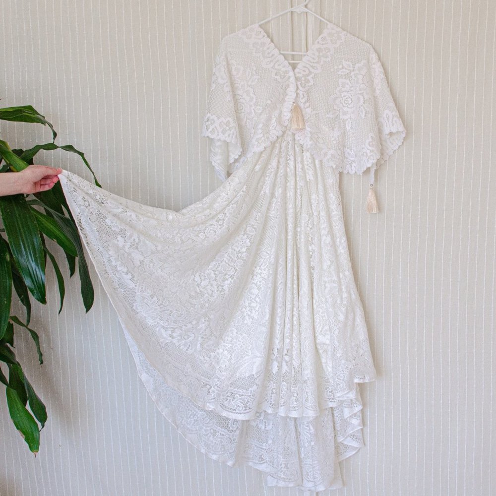 Hand made Girl Boho Lace dress for photo session